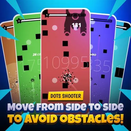 Dots Shooter gameplay screen